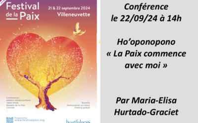 Le Festival de la Paix, le 21 et 22 septembre prochain